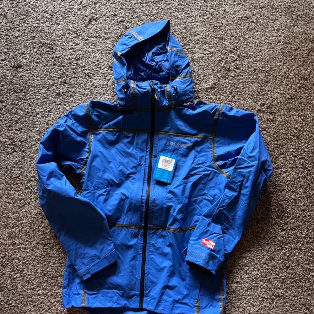 NWT Columbia PFG Men's PFG Force XII™ ODX Jacket, Blue, Small